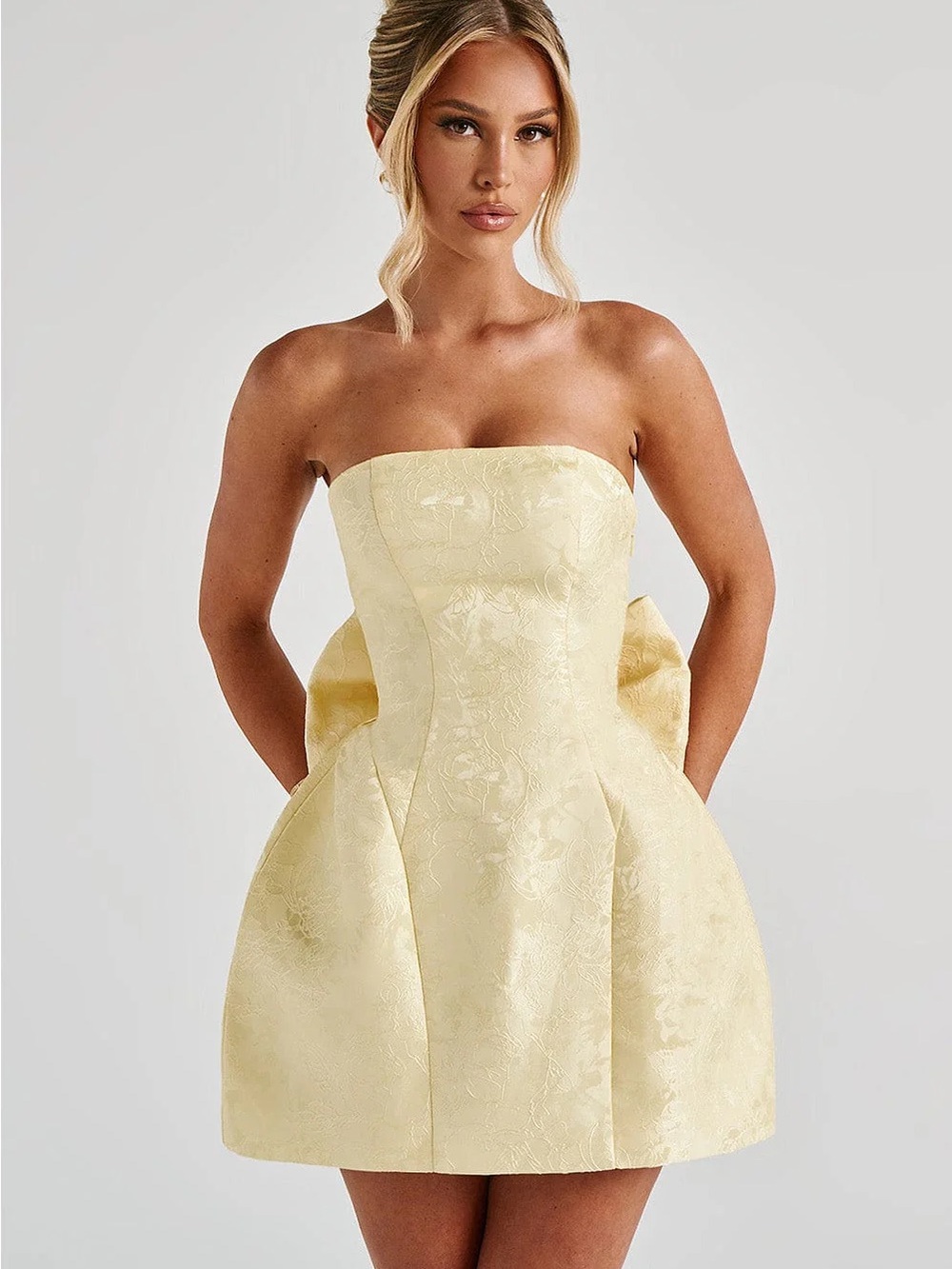 Baby boo Yellow Mini Dress